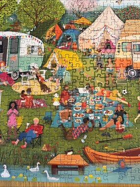 Puzzle by Ravensburger. 500ct. Camping Adventures